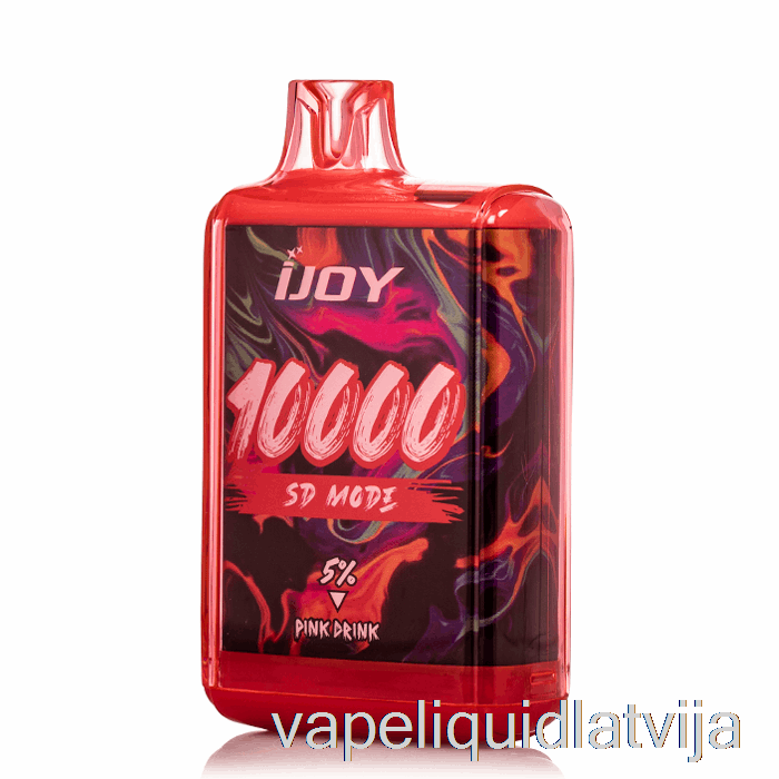 Ijoy Bar Sd10000 Vienreizējās Lietošanas Rozā Dzēriena Vape šķidrums